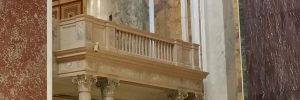 A balcony at the Cathedral of Saint Matthew the Apostle in D.C.